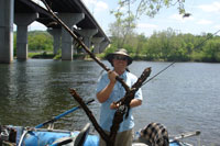 Yep, we do catch BIG sticks from time to time and this is a big one!