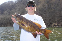 Spring New River trophy smallmouth