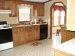 Kitchen at the Creekside Lodge.