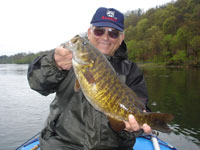 Mickey from Greentop fishing the New River