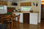 Kitchen at the Tabor Hollow Cabin