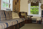 Living room at Tabor Hollow Cabin